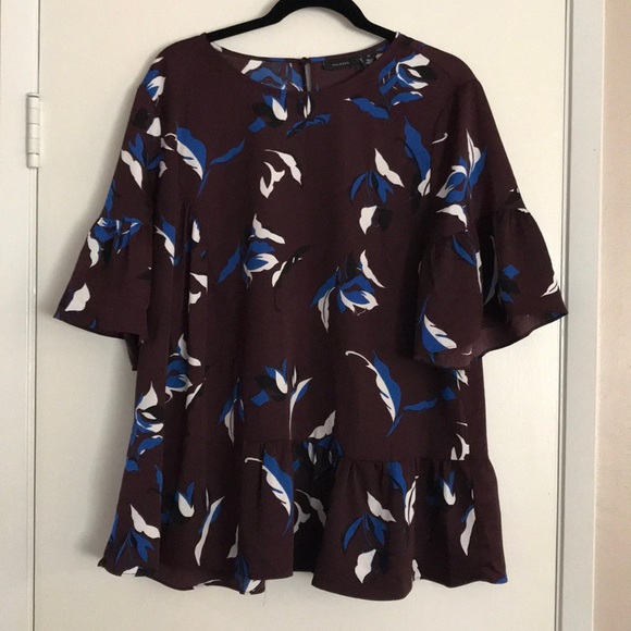 Halogen printed blouse - Picture 1 of 3